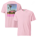 Coastal Cowgirl garment-dyed heavyweight unisex t-shirt with vintage washed finish on neutral background