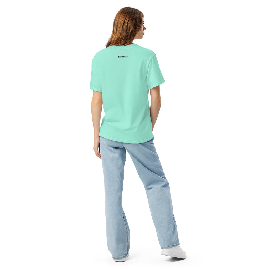 Sunkissed women's garment-dyed heavyweight t-shirt in a warm vintage washed tone