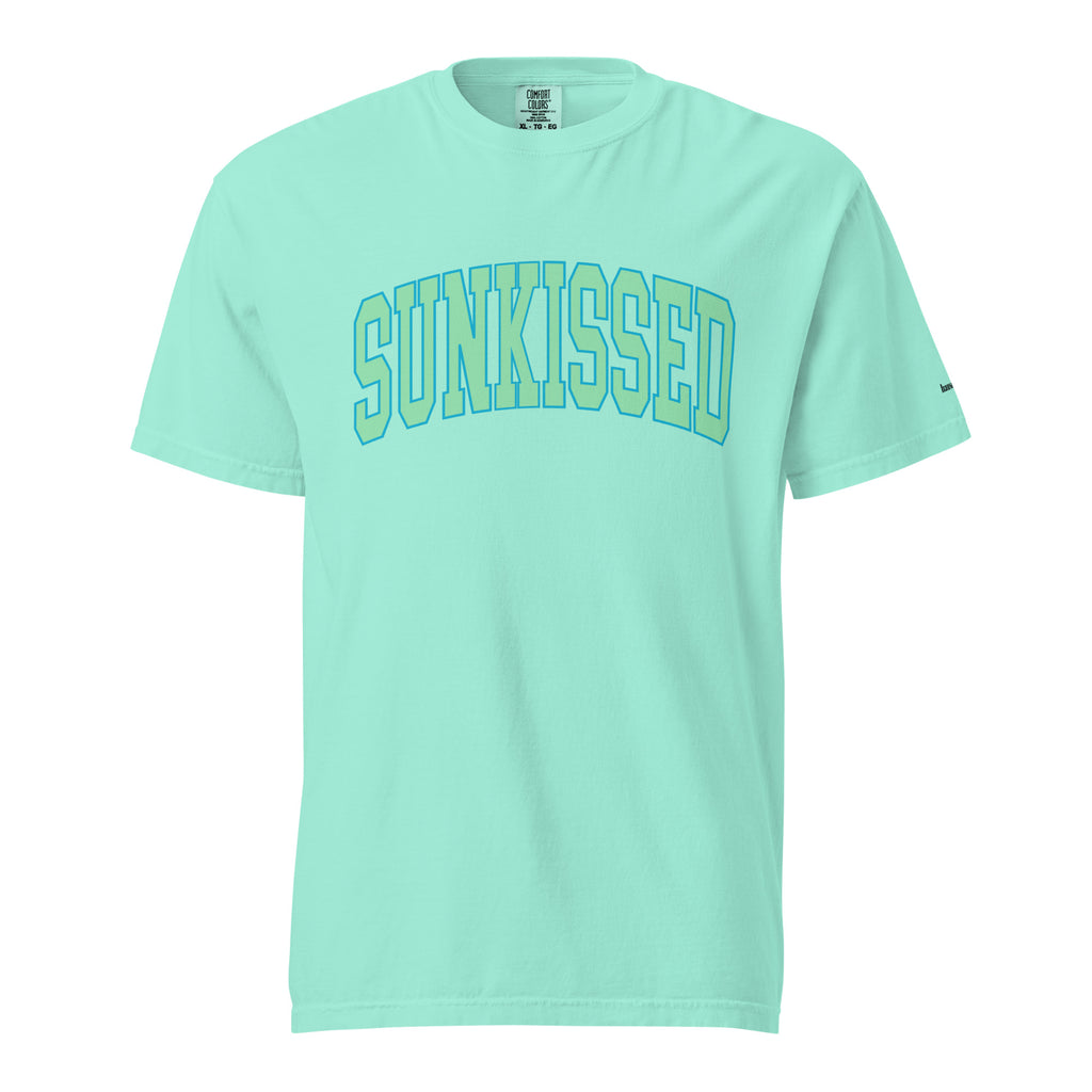 Sunkissed women's garment-dyed heavyweight t-shirt in a warm vintage washed tone