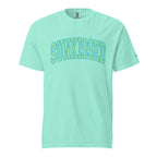 Sunkissed women's garment-dyed heavyweight t-shirt in a warm vintage washed tone