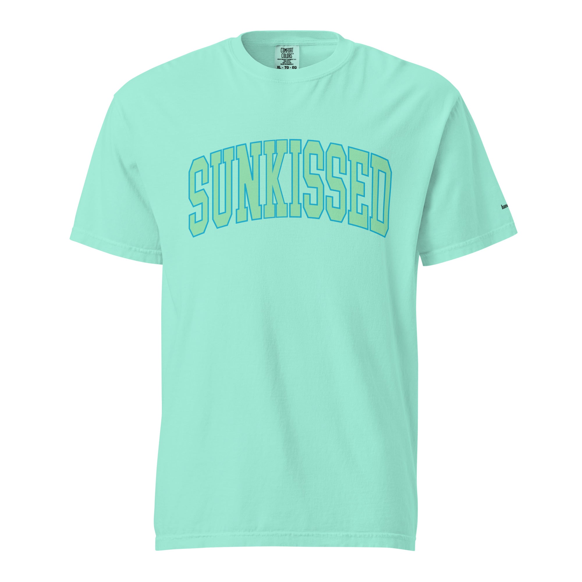 Sunkissed women's garment-dyed heavyweight t-shirt in a warm vintage washed tone