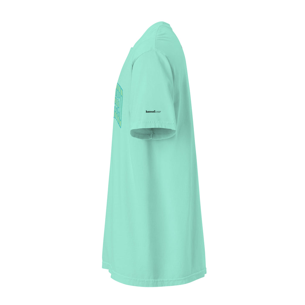 Sunkissed women's garment-dyed heavyweight t-shirt in a warm vintage washed tone