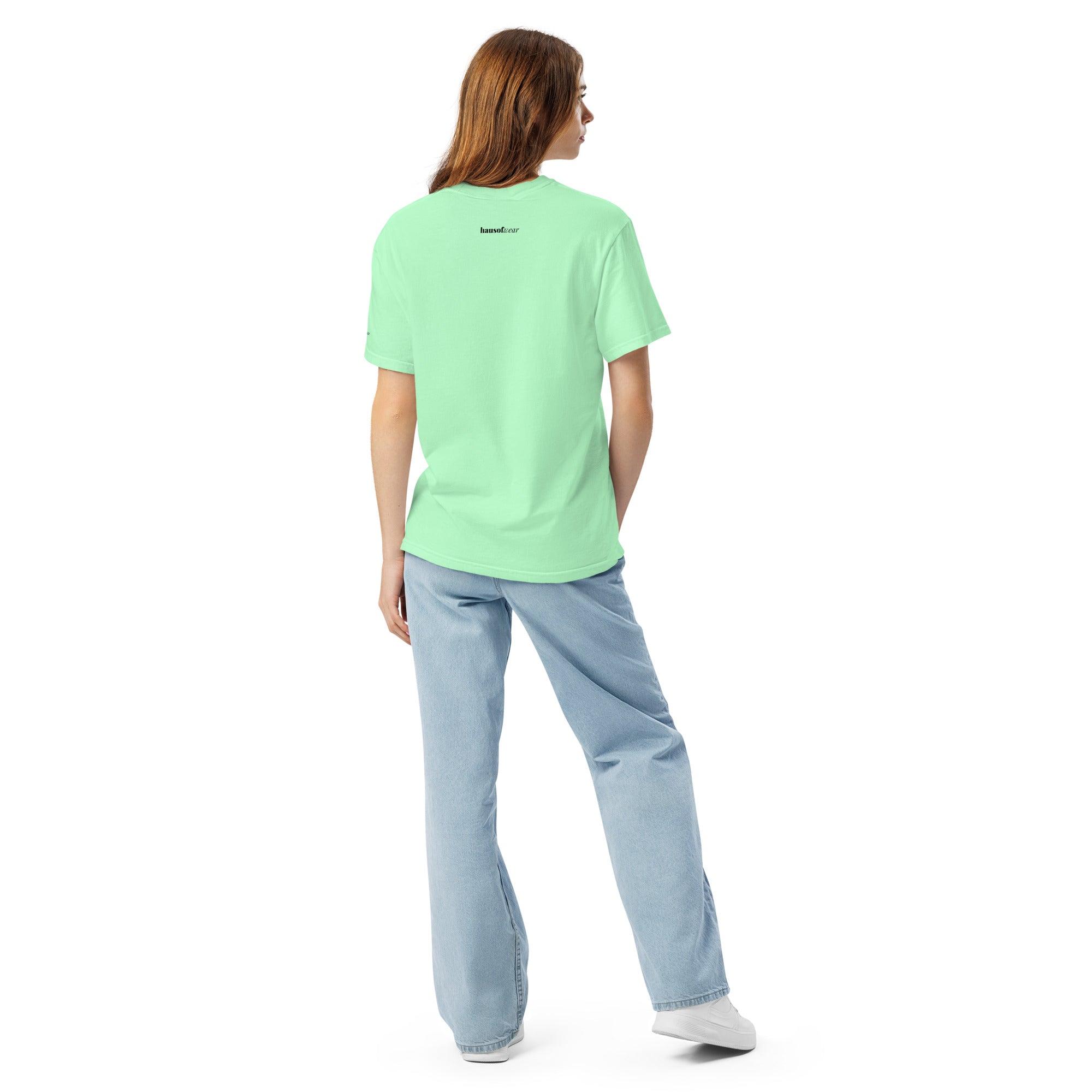 Sunkissed women's garment-dyed heavyweight t-shirt in a warm vintage washed tone