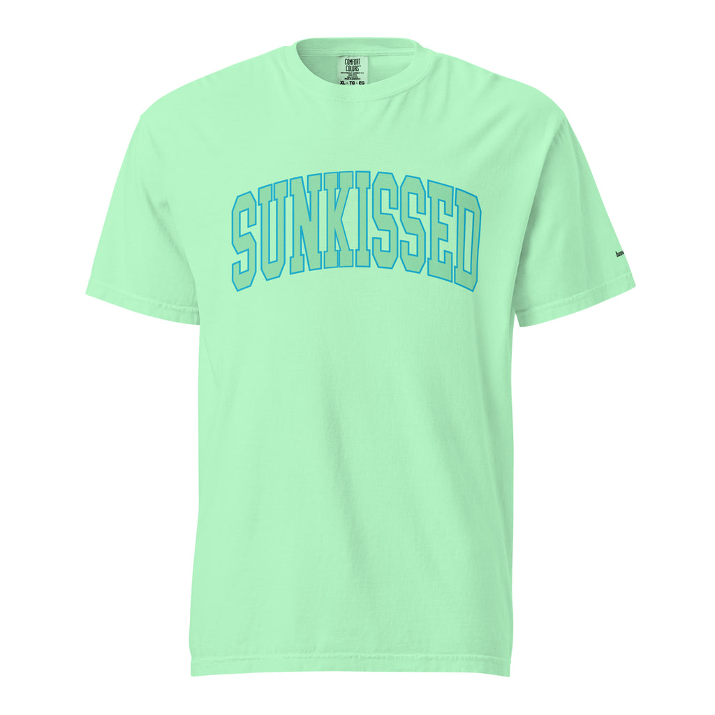 Sunkissed women's garment-dyed heavyweight t-shirt in a warm vintage washed tone