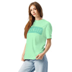 Sunkissed women's garment-dyed heavyweight t-shirt in a warm vintage washed tone