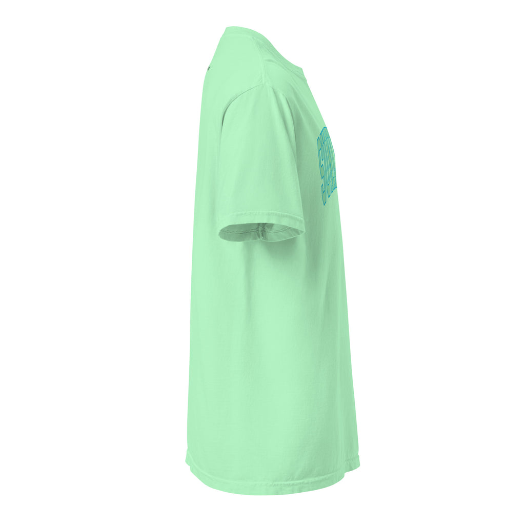 Sunkissed women's garment-dyed heavyweight t-shirt in a warm vintage washed tone