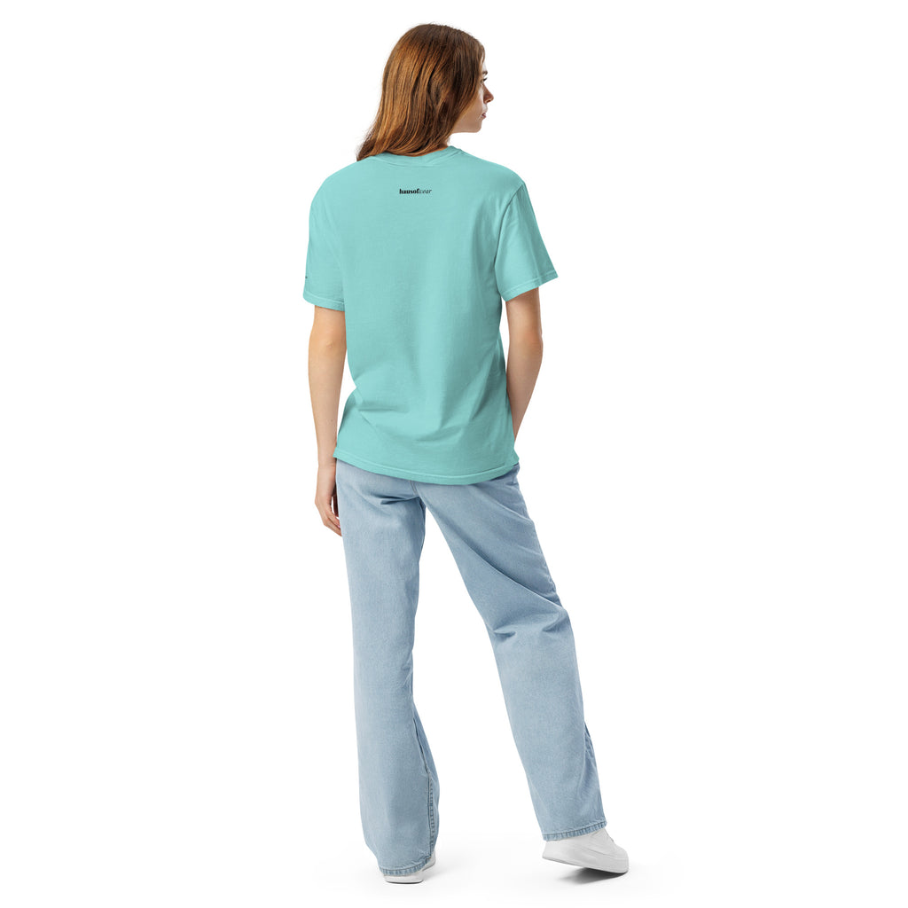 Sunkissed women's garment-dyed heavyweight t-shirt in a warm vintage washed tone