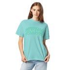 Sunkissed women's garment-dyed heavyweight t-shirt in a warm vintage washed tone