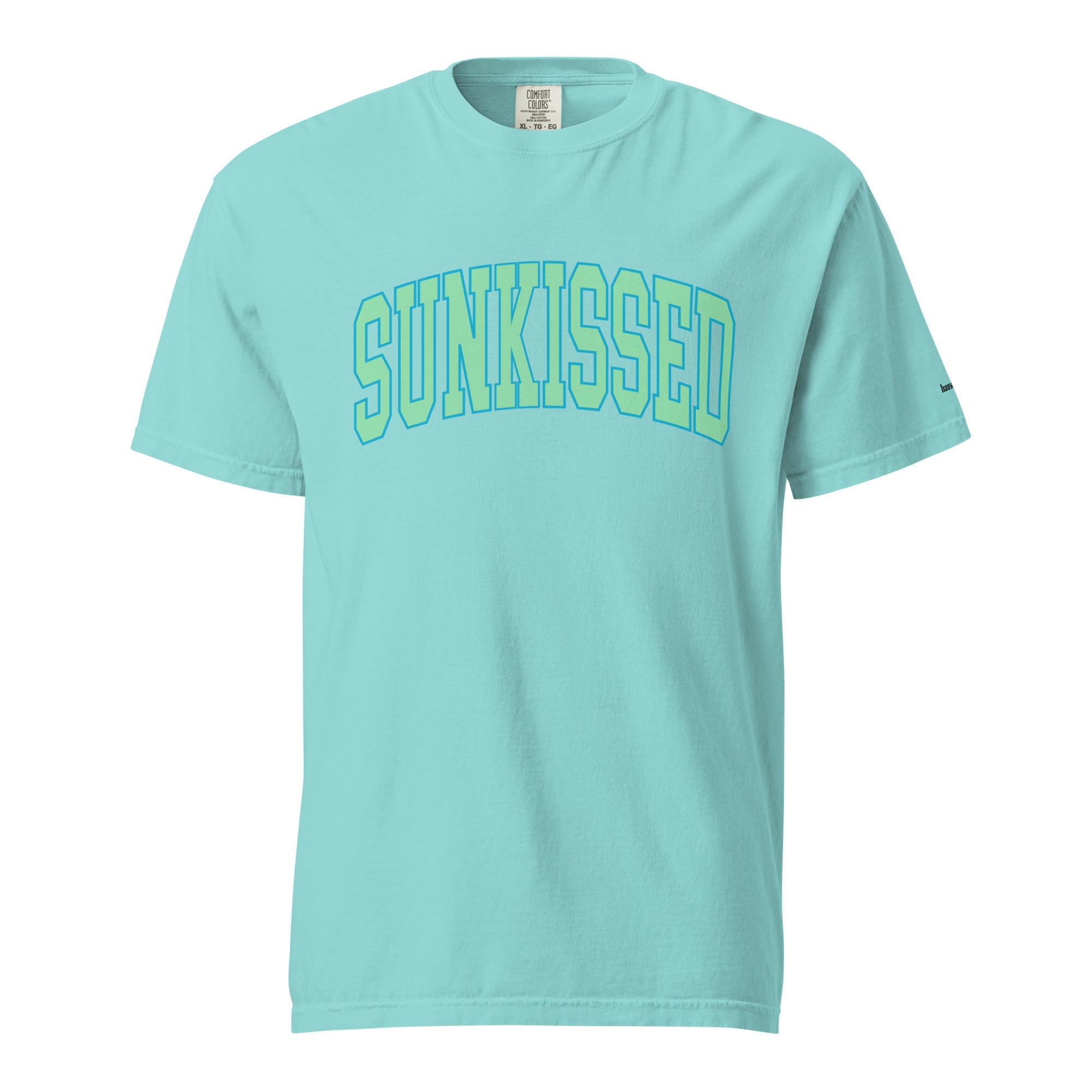 Sunkissed women's garment-dyed heavyweight t-shirt in a warm vintage washed tone