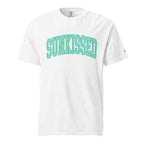 Sunkissed women's garment-dyed heavyweight t-shirt in a warm vintage washed tone