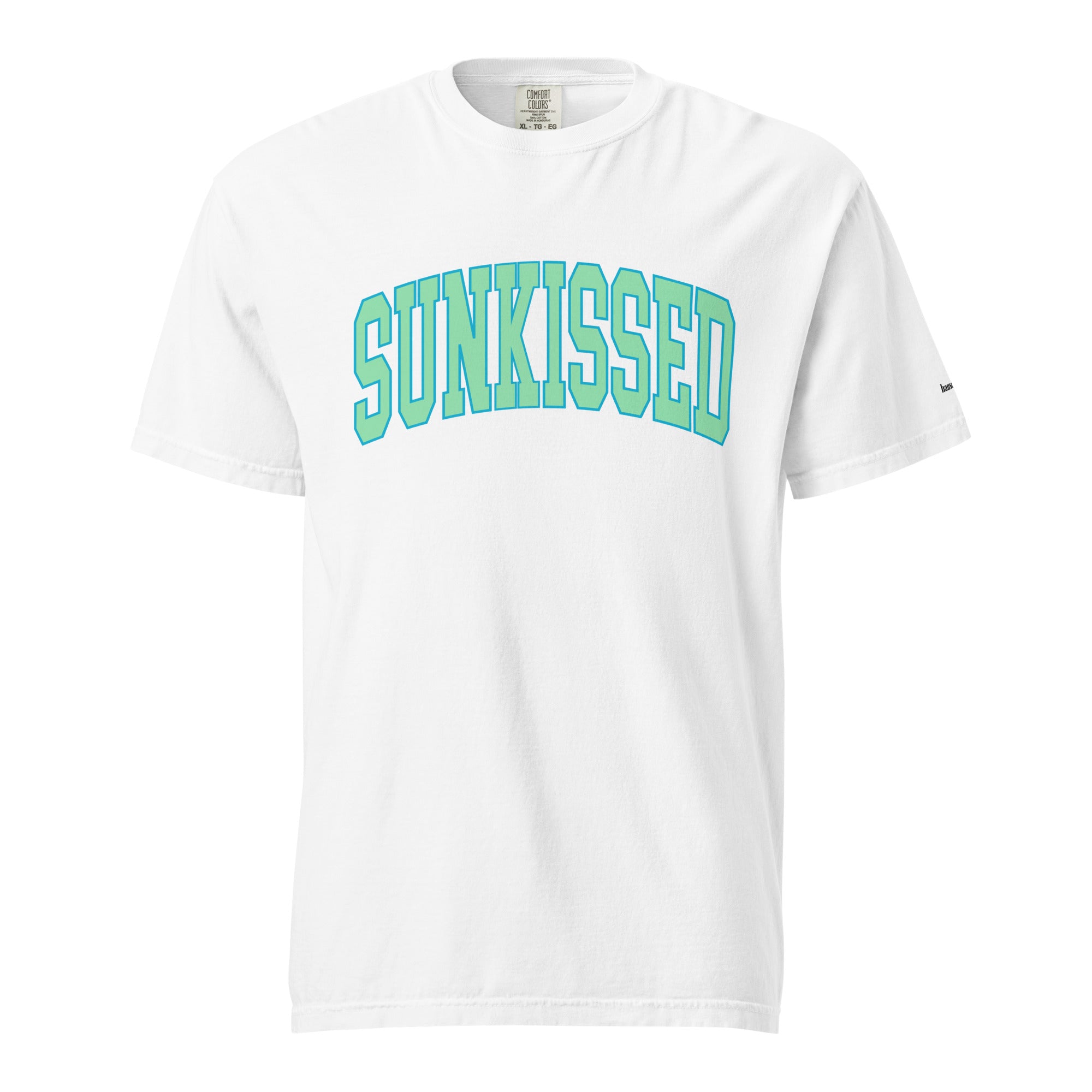 Sunkissed women's garment-dyed heavyweight t-shirt in a warm vintage washed tone
