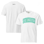Sunkissed women's garment-dyed heavyweight t-shirt in a warm vintage washed tone
