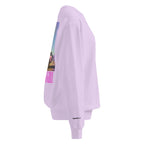 Coastal Cowgirl garment-dyed unisex sweatshirt in a warm washed tone laid flat