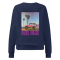 Coastal Cowgirl garment-dyed unisex sweatshirt in a warm washed tone laid flat