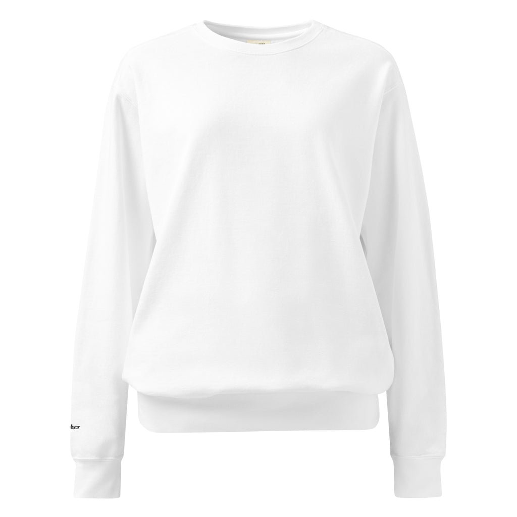 Coastal Cowgirl garment-dyed unisex sweatshirt in a warm washed tone laid flat