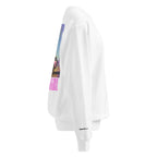 Coastal Cowgirl garment-dyed unisex sweatshirt in a warm washed tone laid flat