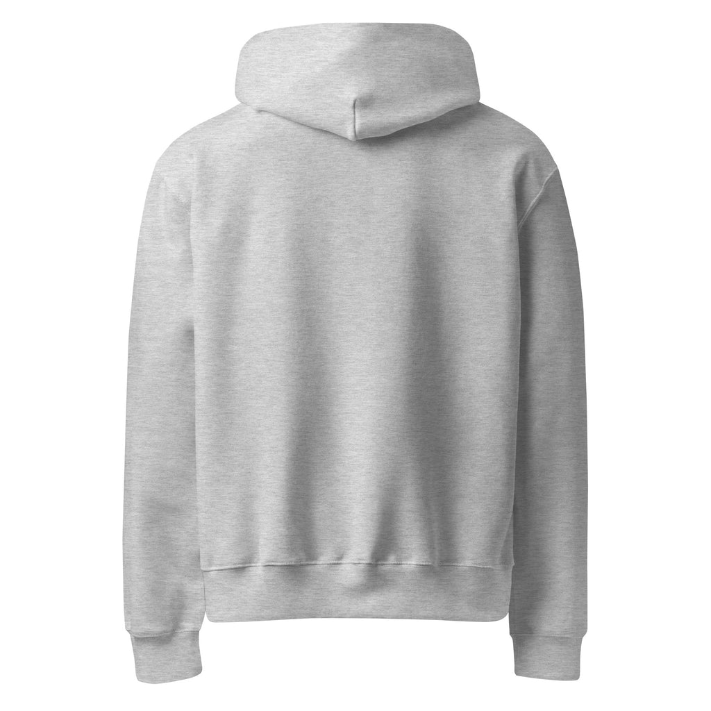 HausOfWear oversized heavyweight hoodie displayed in a relaxed flat lay on a neutral surface