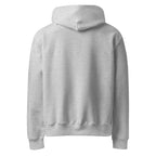 HausOfWear oversized heavyweight hoodie displayed in a relaxed flat lay on a neutral surface